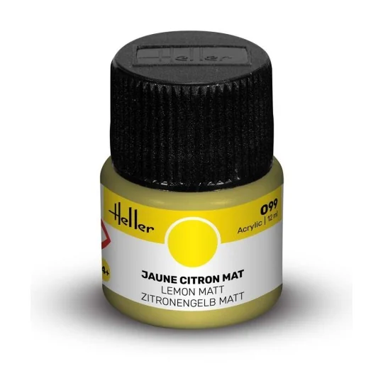 Acrylic Colour 099 Lemon Matt - Heller 9099