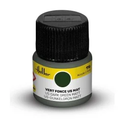 Acrylic Colour 116 US Dark Green Matt - Heller 9116