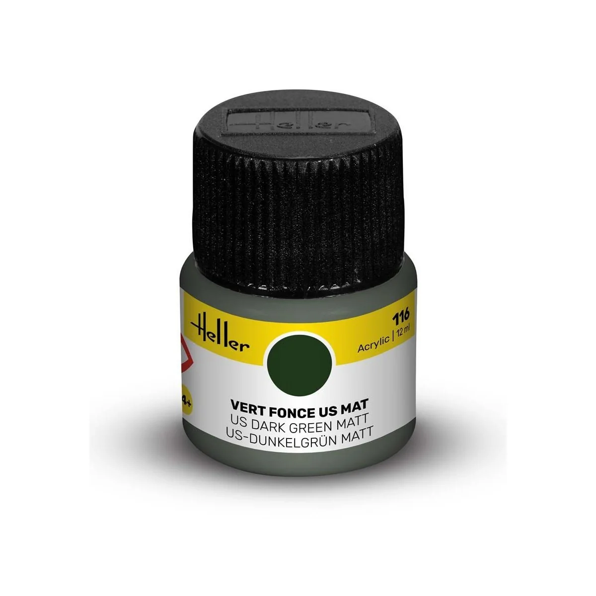 Acrylic Colour 116 US Dark Green Matt - Heller 9116 Acrylic Colour 116 US Dark Green Matt - Heller 9116
