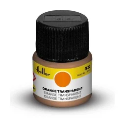 Acrylic Colour 322 Orange Transparent - Heller 9322