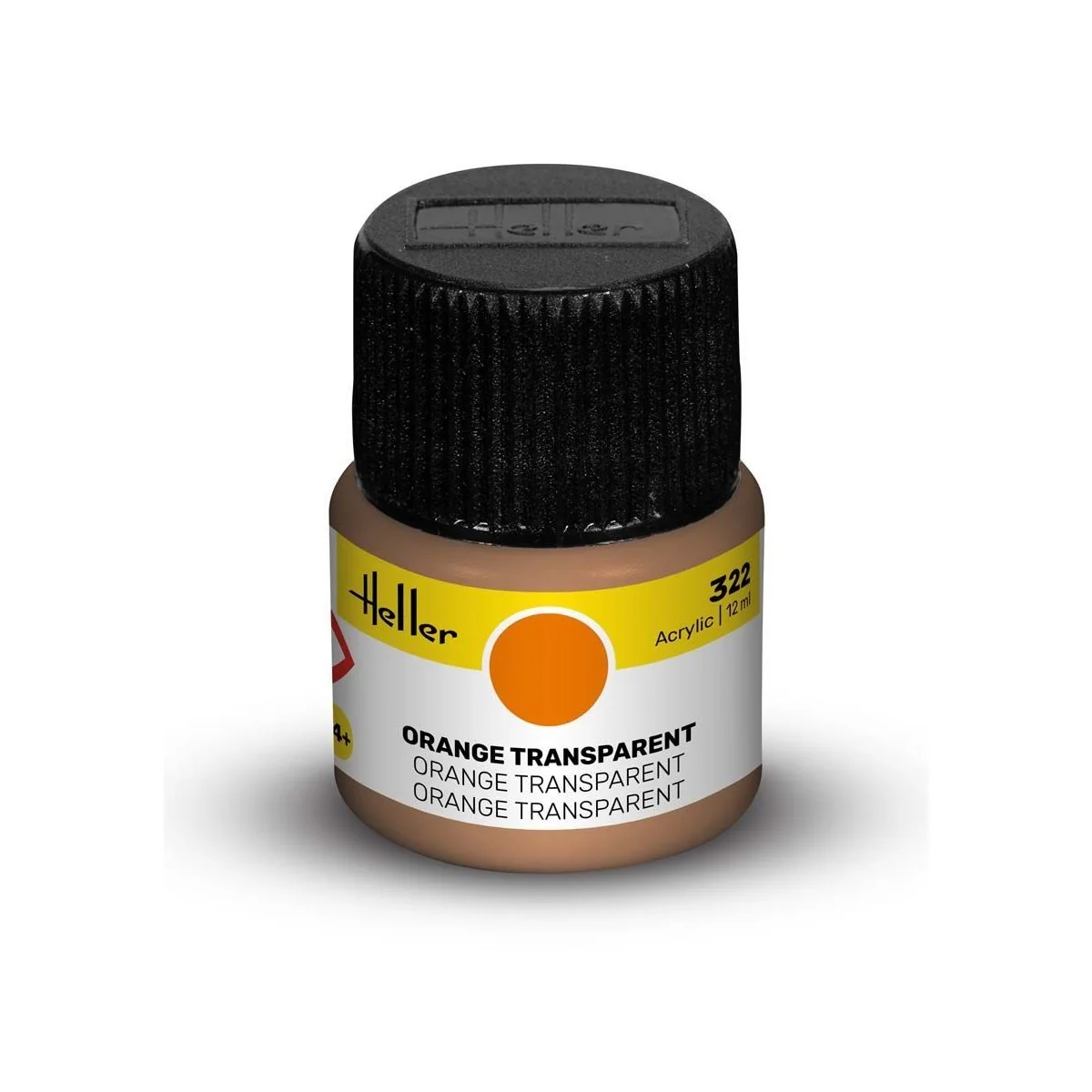 Acrylic Colour 322 Orange Transparent - Heller 9322