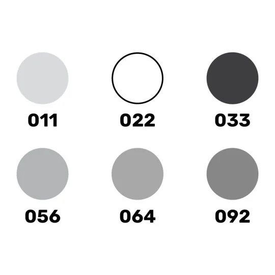 Acrylic Colour Set ”Civil Aircraft” 6 x 12 ml + Brush - Heller 9401