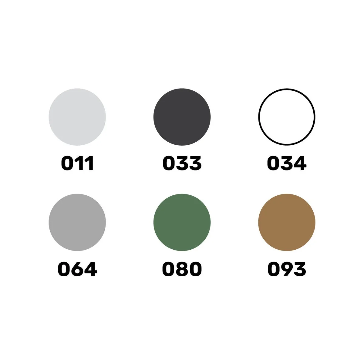 Acrylic Colour Set ”Military” Aircraft 6 x 12 ml + Brush - Heller 9402