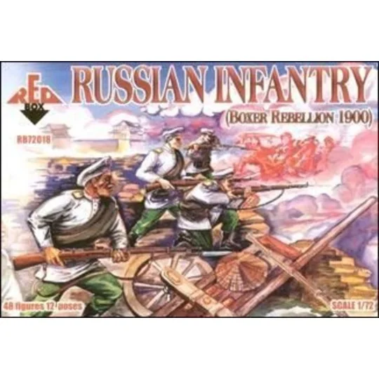 Russian Infantry, Boxer Rebellion 1900, 1/72 - Red Box RB72018 Russian Infantry, Boxer Rebellion 1900, 1/72 - Red Box RB72018
