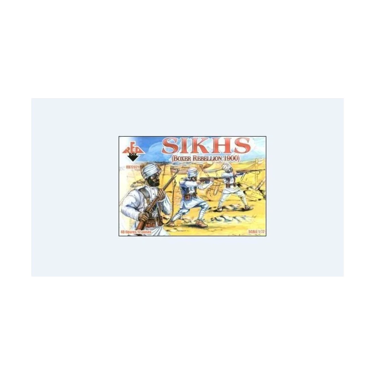 Sikhs, Boxer Rebellion 1900 - Red Box RB72021