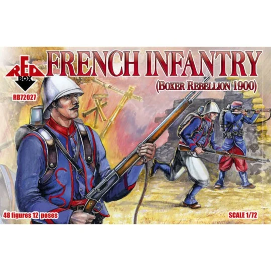 French Infantry, Boxer Rebellion 1900, 1/72 - Red Box RB72027 French Infantry, Boxer Rebellion 1900, 1/72 - Red Box RB72027