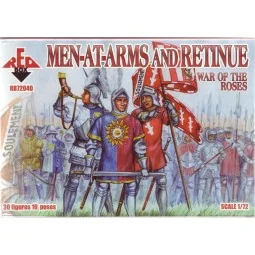War of the Roses 1. Men-at-Arms & Retinu, 1/72 - Red Box RB72040