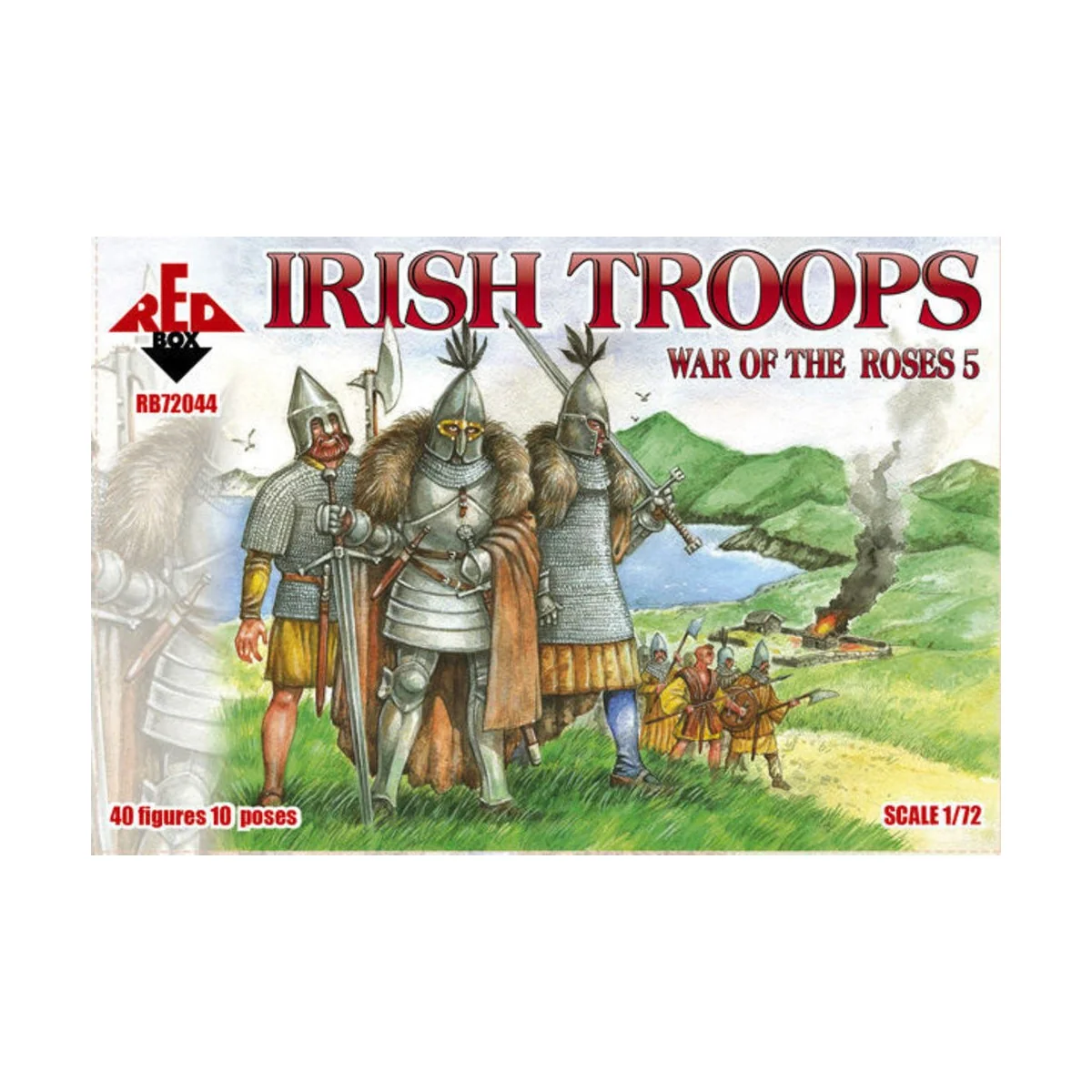 Irish troops, War of the Roses 5, 1/72 - Red Box RB72044 Irish troops, War of the Roses 5, 1/72 - Red Box RB72044