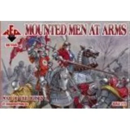 Mounted Men at Arms, War of the Roses 6, 1/72 - Red Box RB72045
