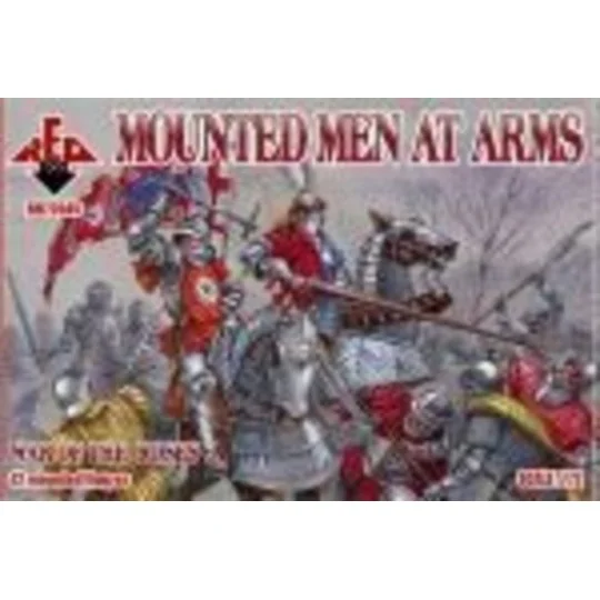 Mounted Men at Arms, War of the Roses 6, 1/72 - Red Box RB72045