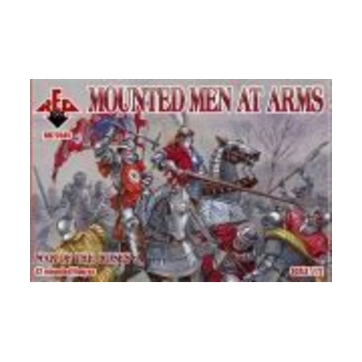 Mounted Men at Arms, War of the Roses 6 - Red Box RB72045