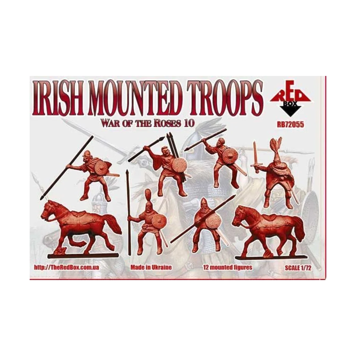 Irish mounted troops, War of the Roses 10, 1/72 - Red Box RB72055