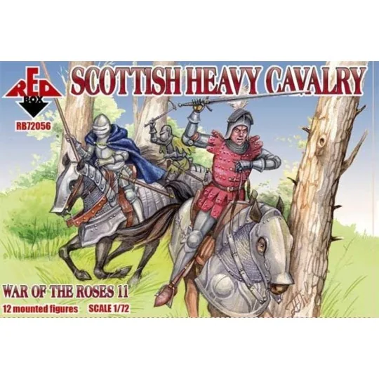Scottish heavy cavalry, War o.the Roses11, 1/72 - Red Box RB72056 Scottish heavy cavalry, War o.the Roses11, 1/72 - Red Box RB72056