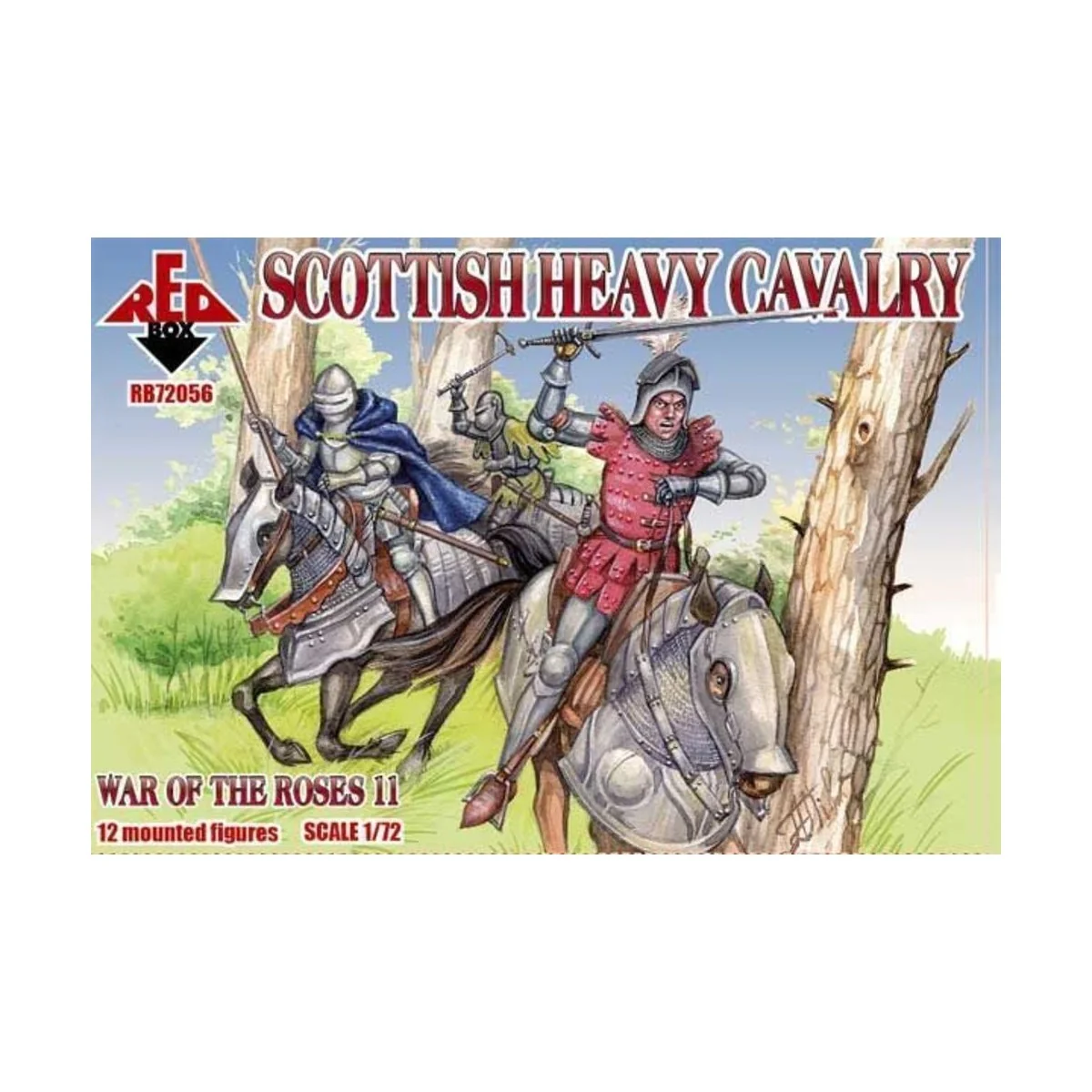 Scottish heavy cavalry, War o.the Roses11, 1/72 - Red Box RB72056 Scottish heavy cavalry, War o.the Roses11, 1/72 - Red Box RB72056