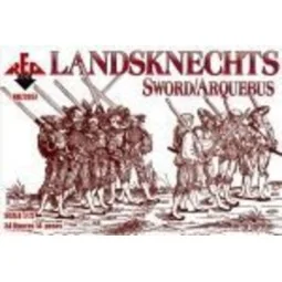 Landsknechts (Sword/Arquebus) 16th centu - Red Box RB72057