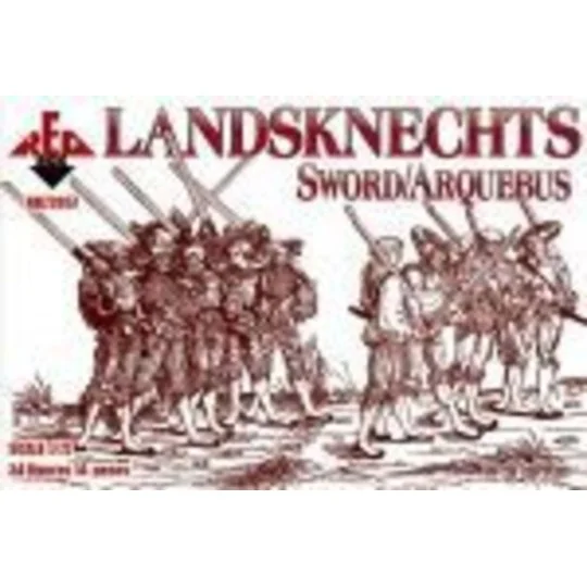 Landsknechts (Sword/Arquebus) 16th centu - Red Box RB72057
