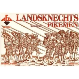 Landsknechts (Pikemen), 16th century - Red Box RB72058