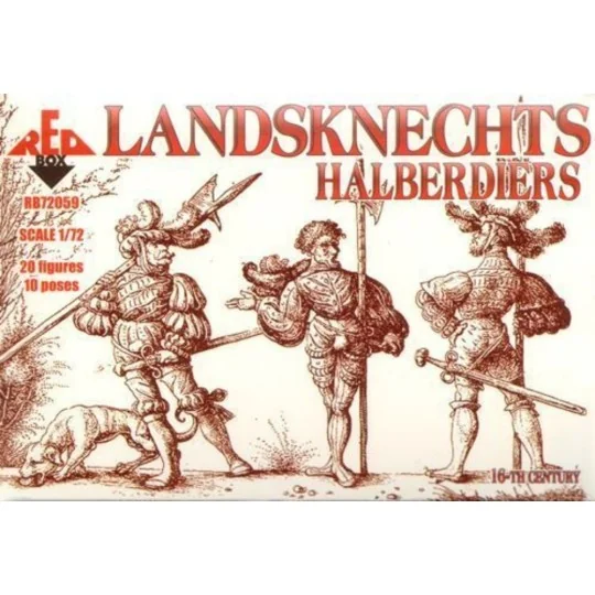 Landsknechts (Halberdiers),16th century - Red Box RB72059
