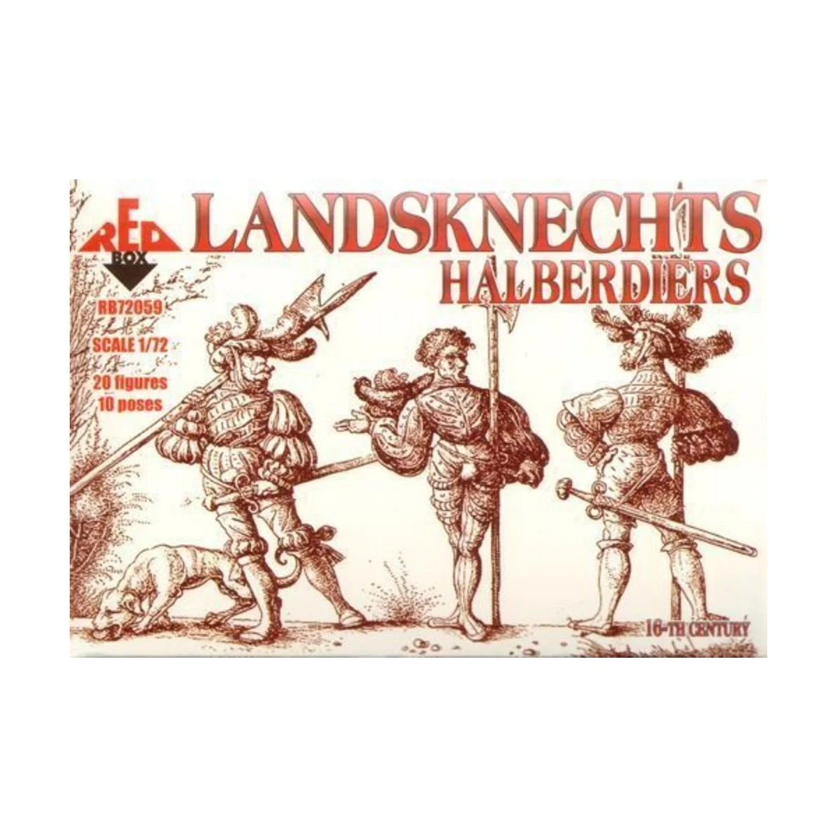 Landsknechts (Halberdiers),16th century - Red Box RB72059