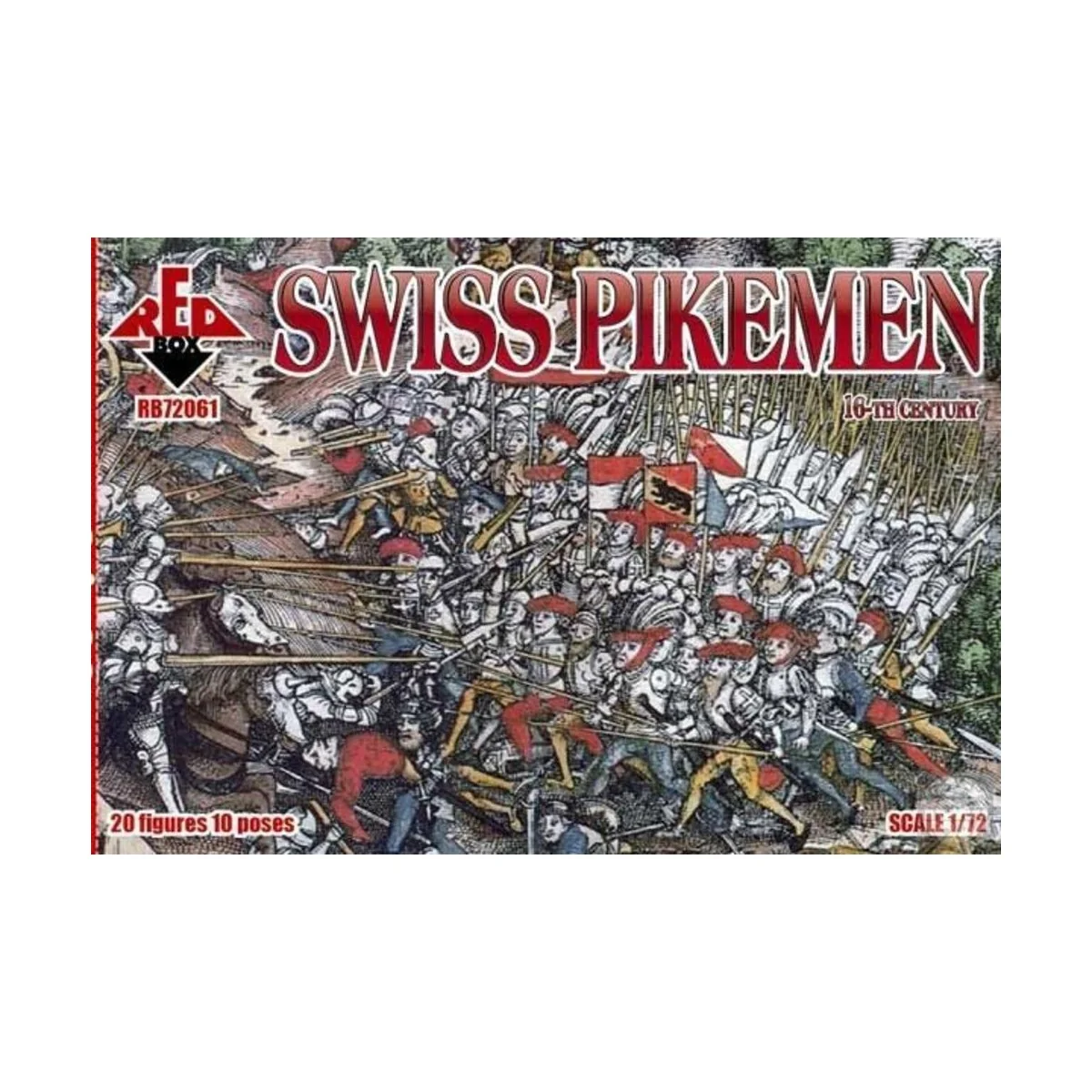 Swiss pikemen, 16th century - Red Box RB72061