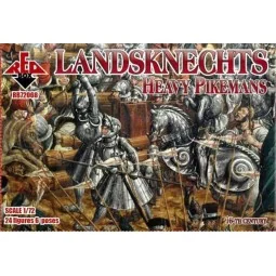 Landknechts (Heavy pikemen), 16th centur, 1/72 - Red Box RB72068