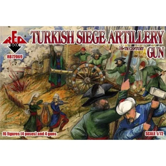 Turkish Siege Artillery GUN - Red Box RB72069
