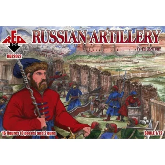 Russian Artillery, 17th century, 1/72 - Red Box RB72072 Russian Artillery, 17th century, 1/72 - Red Box RB72072