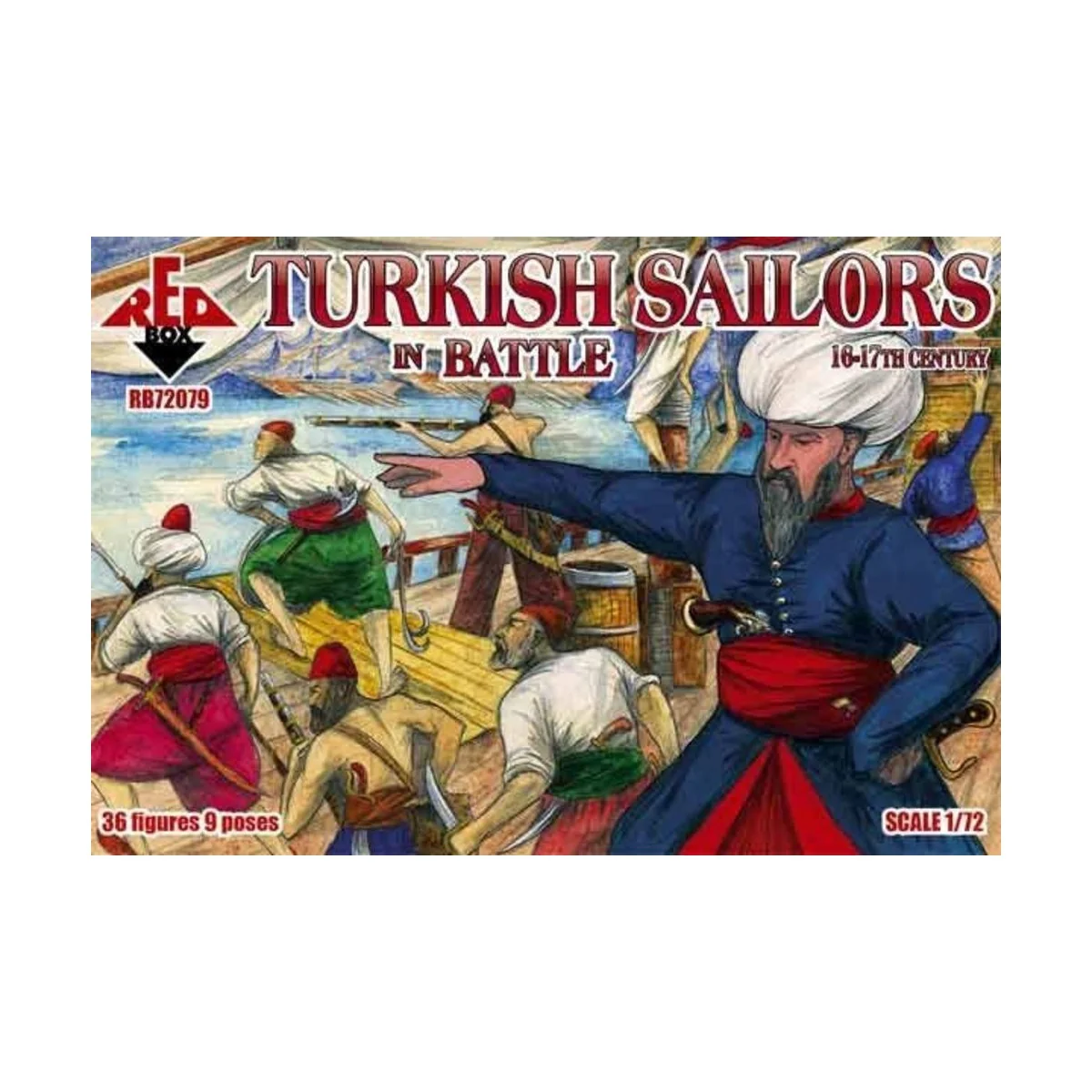 Turkish sailor in battle, 16-17th centur, 1/72 - Red Box RB72079