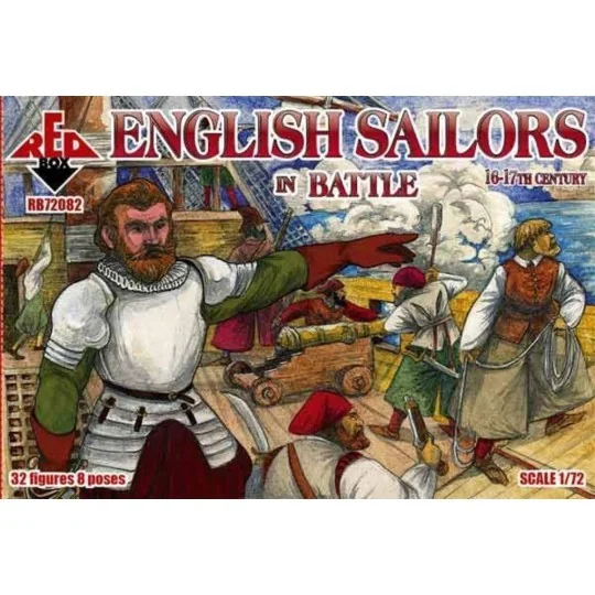 English sailor in battle, 16-17th century, 1/72 - Red Box RB72082