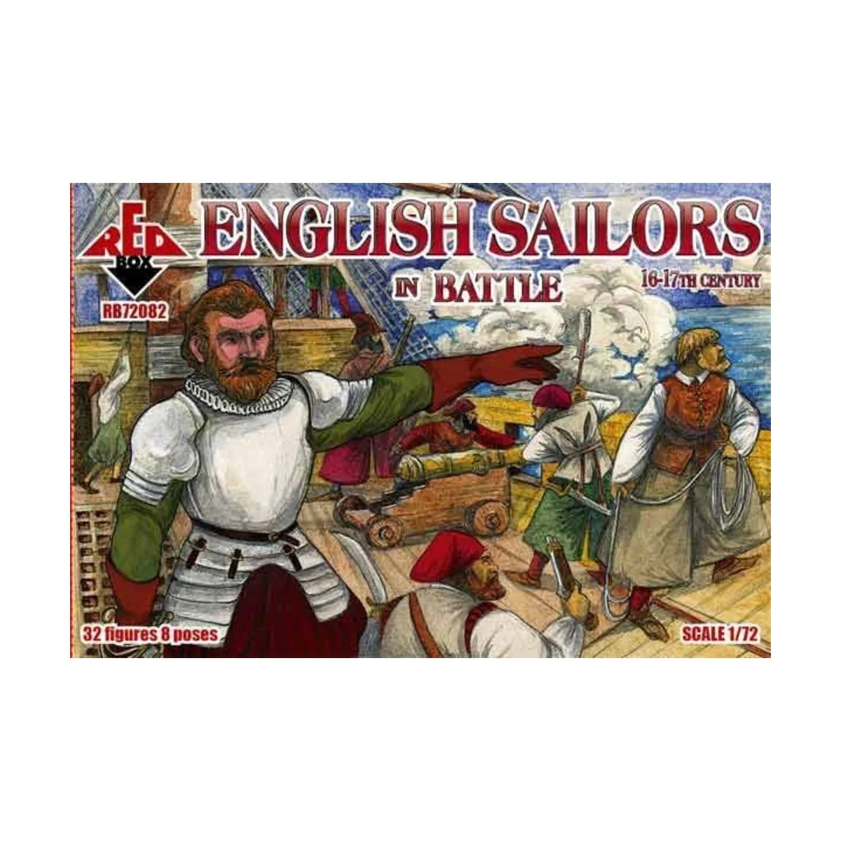 English sailor in battle, 16-17th century, 1/72 - Red Box RB72082