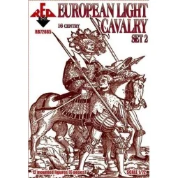 European light cavalry, 16th century, set2, 1/72 - Red Box RB72085