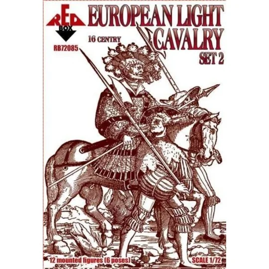 European light cavalry,16th century,set2 - Red Box RB72085