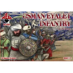 Osman Eyalet infantry, 16-17th century, 1/72 - Red Box RB72088