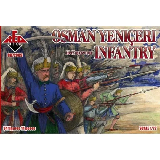 Osman Yeniceri inantry, 16-17th century, 1/72 - Red Box RB72089
