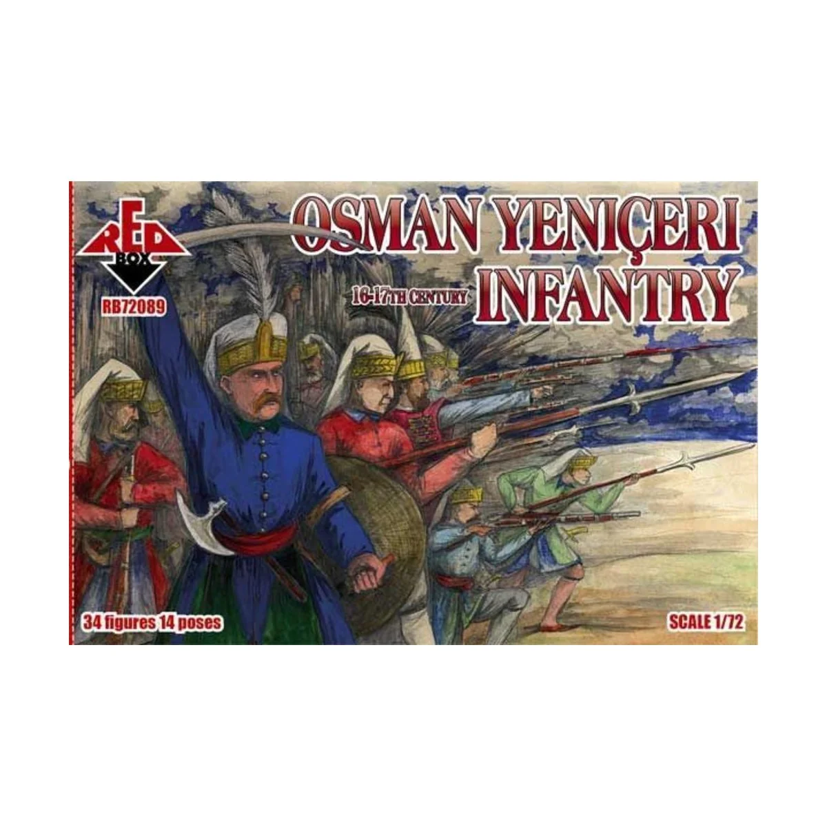 Osman Yeniceri inantry, 16-17th century, 1/72 - Red Box RB72089