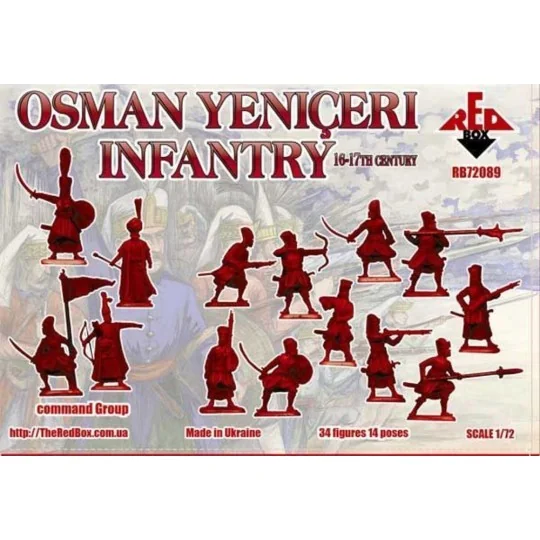 Osman Yeniceri inantry, 16-17th century, 1/72 - Red Box RB72089