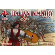 Italian infantry, 16th century, set 1 - Red Box RB72099