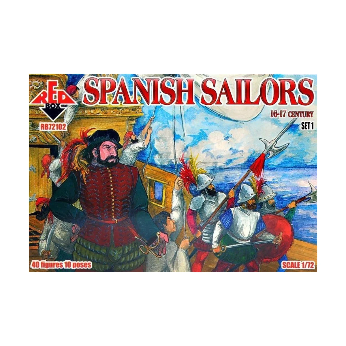 Spanish Sailors, 16-17th century, 1/72 - Red Box RB72102