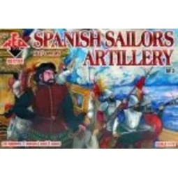 Spanish Sailor Artillery, 16-17th century, 1/72 - Red Box RB72104
