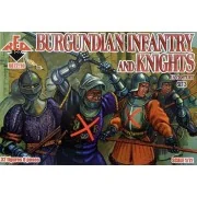 Burgundian infantry a.knights,15th centu set 2 - Red Box RB72110