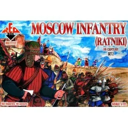 Moscow infantry(ratniki)16 cent., Set 2, 1/72 - Red Box RB72112