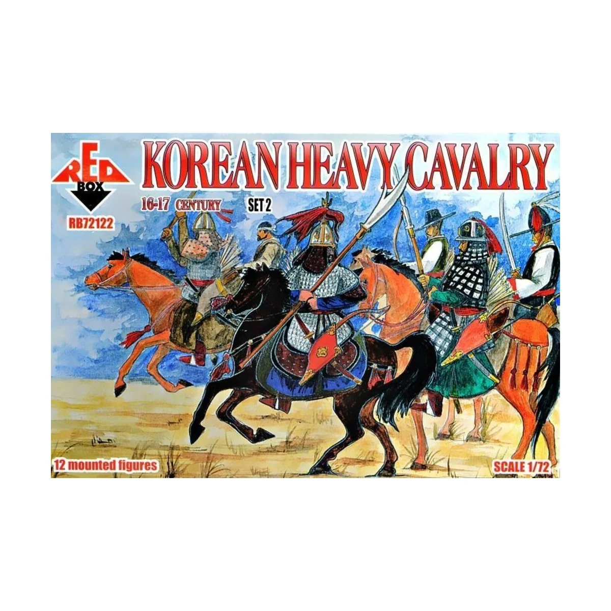 Korean heavy cavalry, 16-17th centurySet2, 1/72 - Red Box RB72122