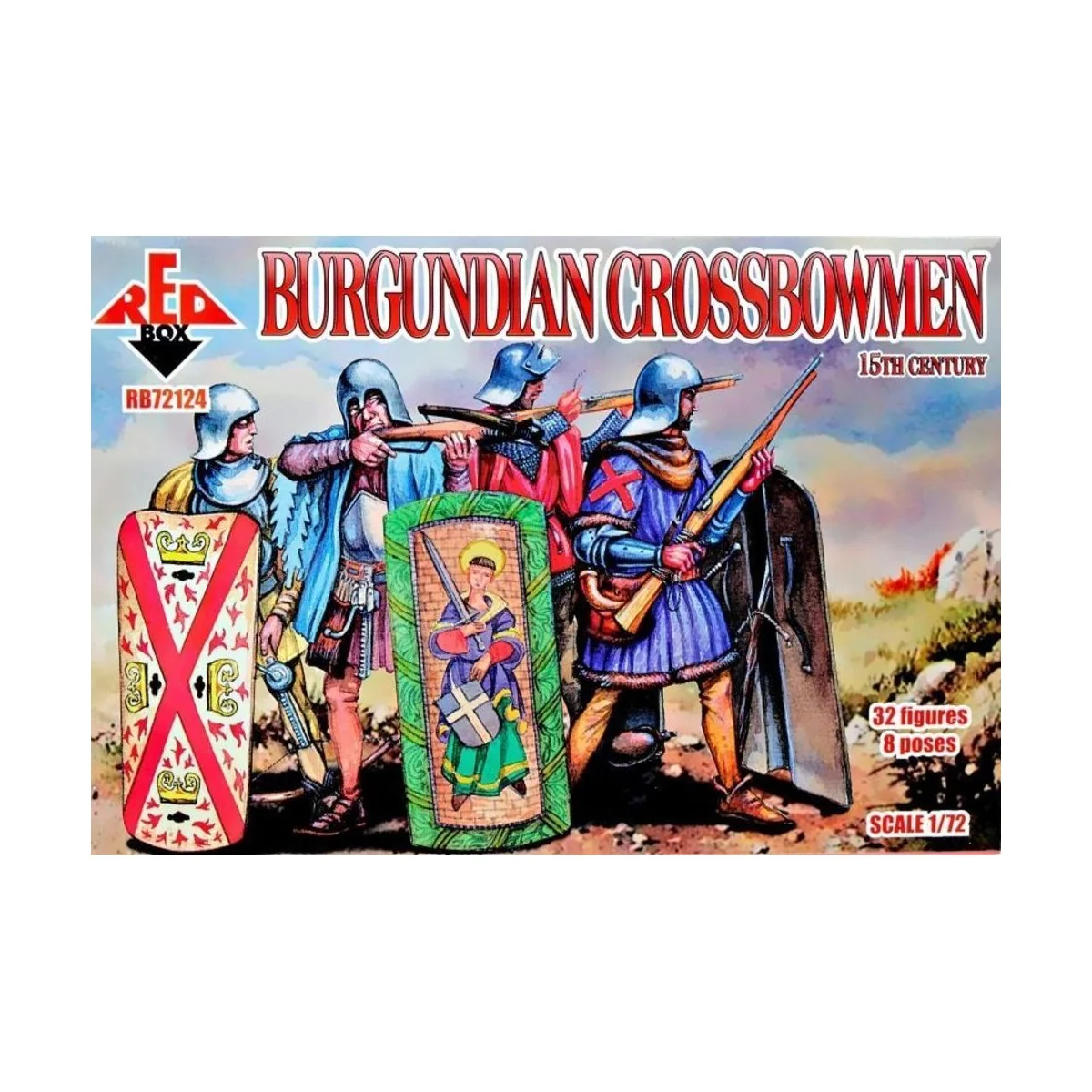 Burgundian crossbowmen, 15th century - Red Box RB72124