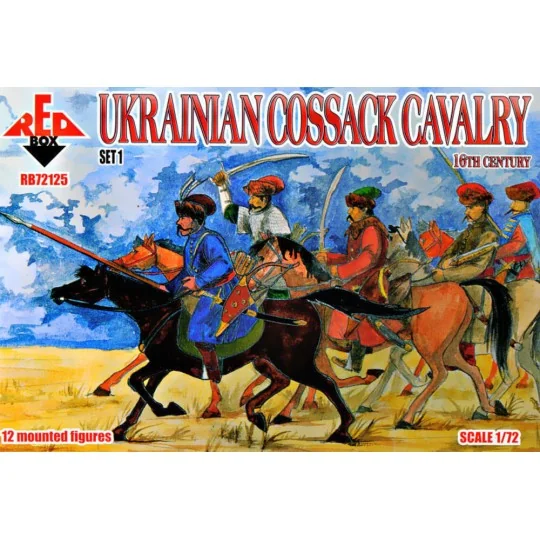 Ukrainian Cossack cavalry,16th century, set 1 - Red Box RB72125