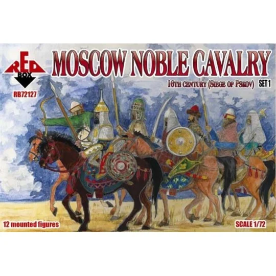 Moscow Noble cavalry, 16th century. (Siege of Pskov). Set 1 - Red B...