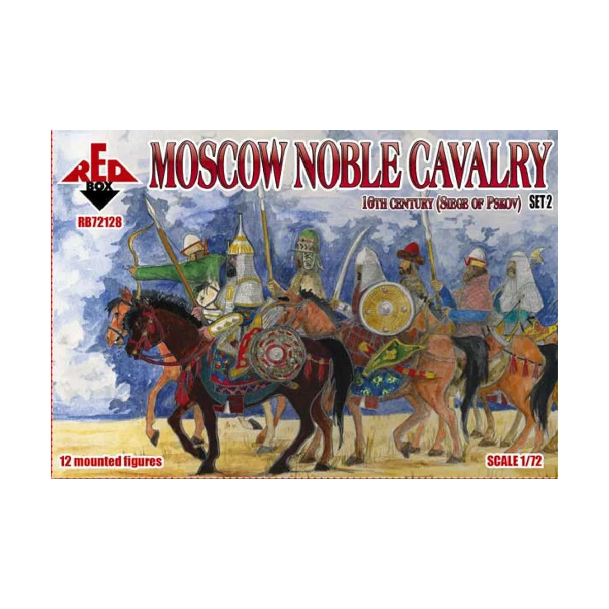 Moscow Noble cavalry, 16th century. (Siege of Pskov). Set 2, 1/72 -...