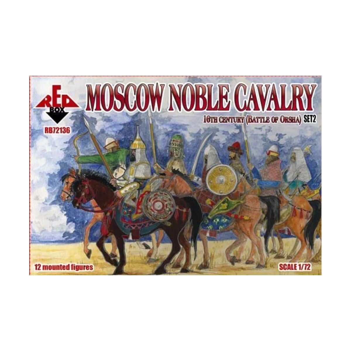 Moscow Noble cavalry 16th century(Battle of Orsha)Set2, 1/72 - Red ...