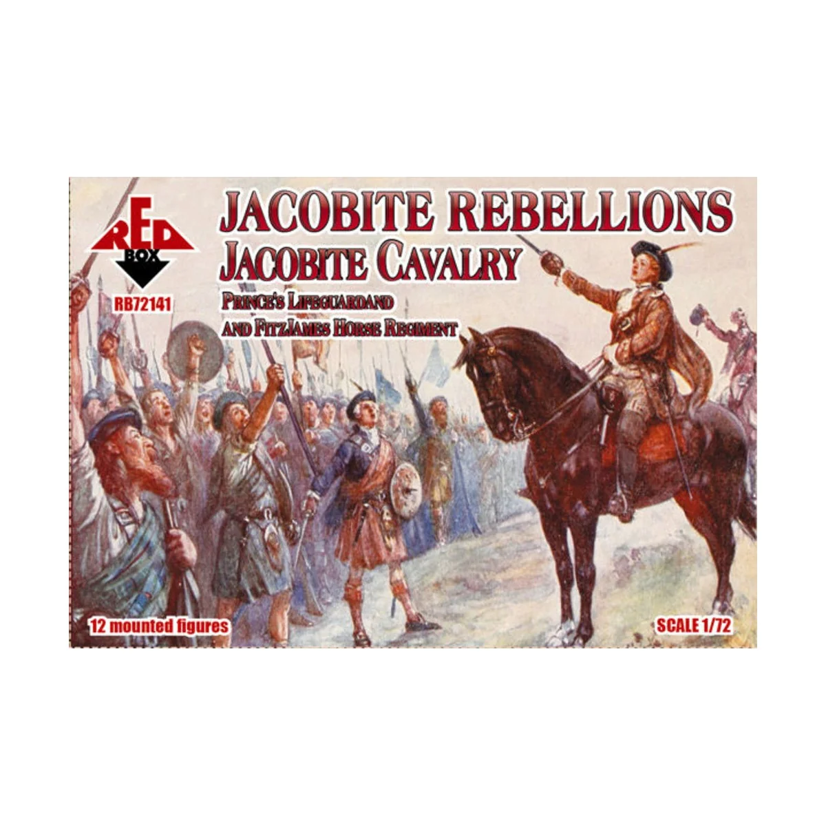 Jacobite Rebellion.Jacobite Cavalry.Prince Lifeguard a.FitzJames Ho...