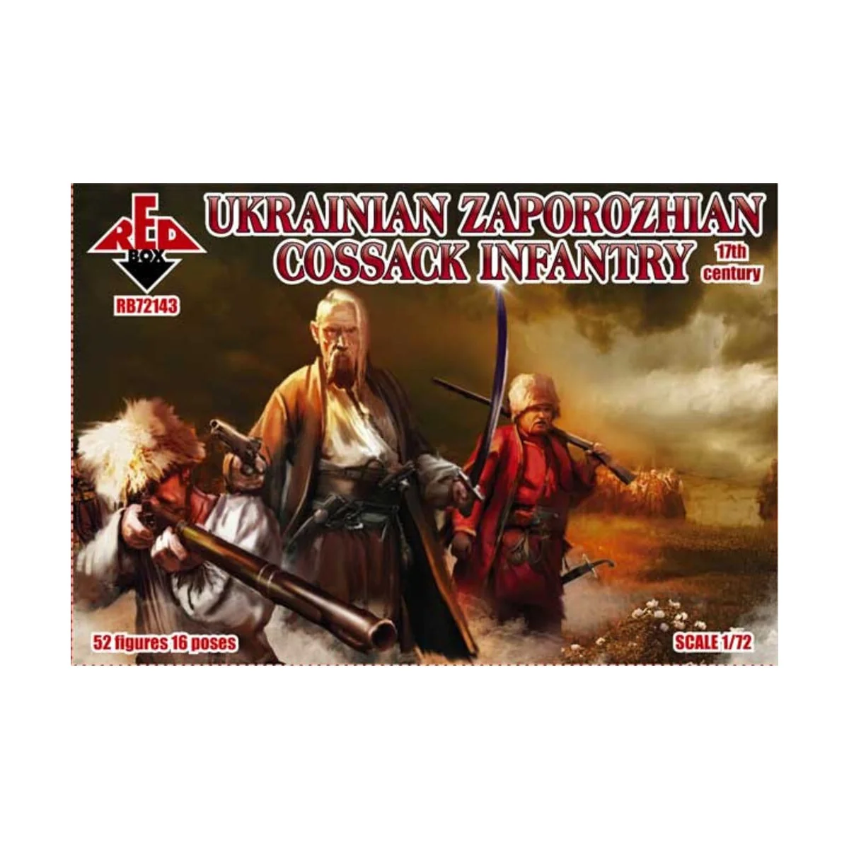 Ukrainian Zaporozhian Cossacks infantry, 17th century - Red Box RB7...