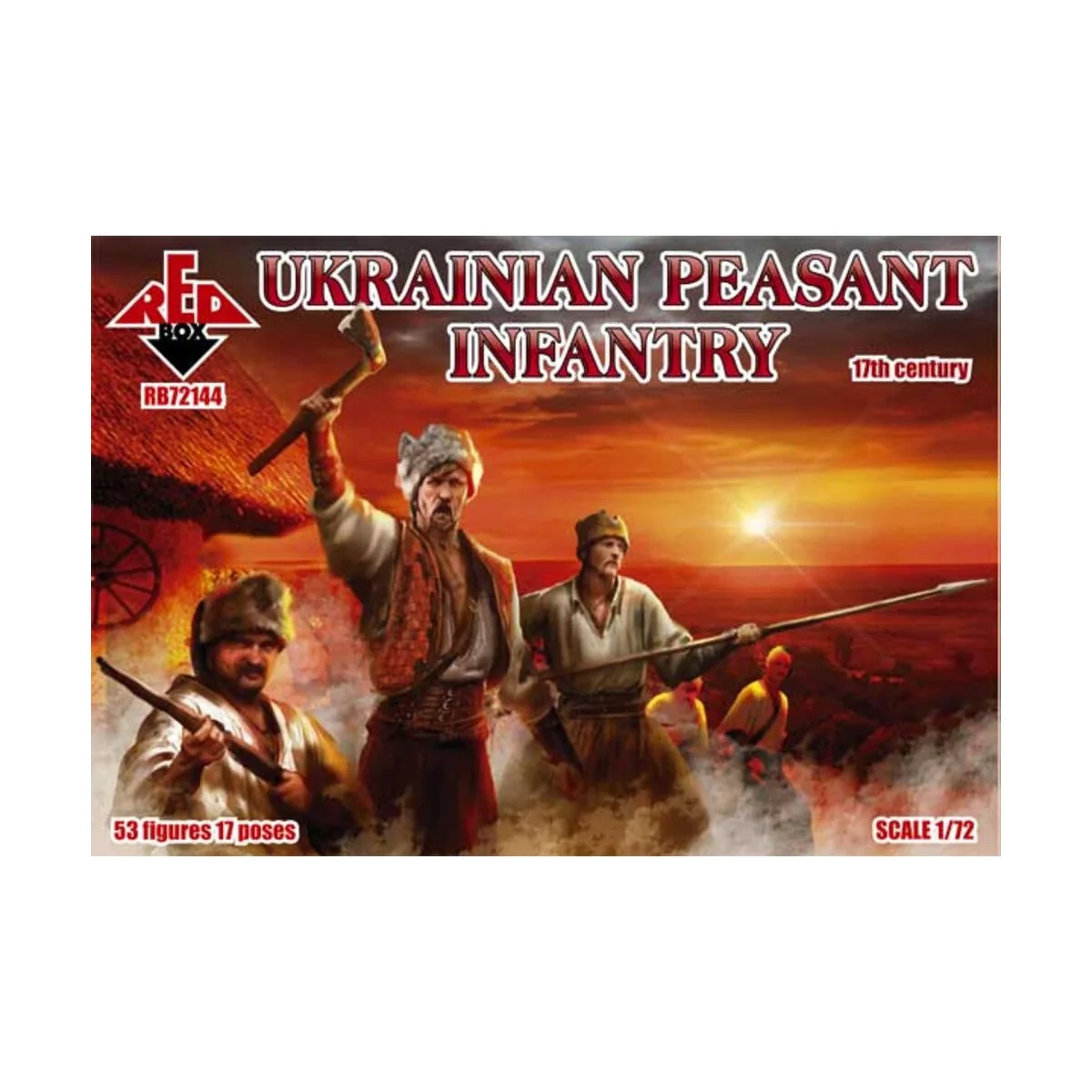 Ukrainian Peasant infantry, 17th century - Red Box RB72144